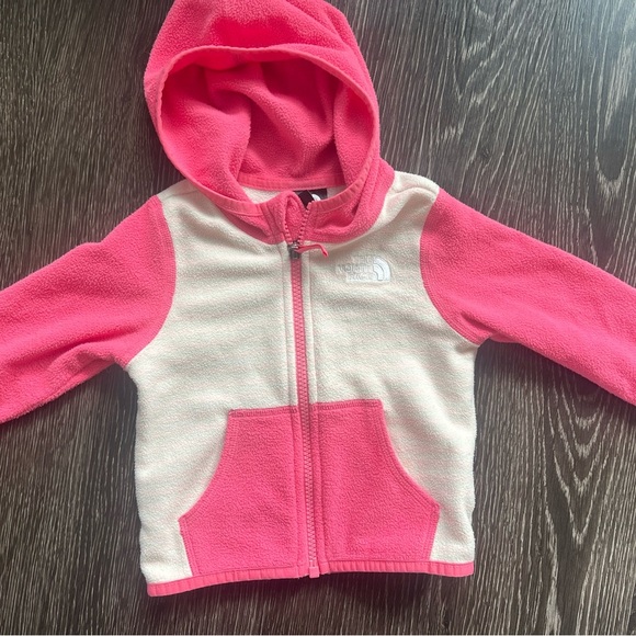 The North Face Other - The North Face Infant Hoodie in Pink and Cream